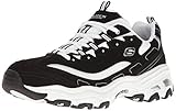 Skechers Sport Men's D'Lites Oxford,Black/White,9.5 M US