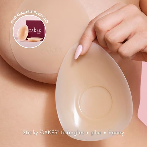 CAKES Body® Sticky Triangle Nipple Covers for Women - The Viral Sticky Boobs With an Adhesive-free nip nook™