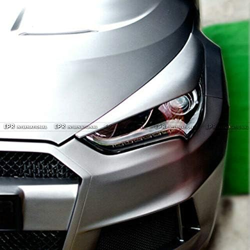 FidgetKute for Hyundai Veloster Lordp-Style FRP Wide Body Headlight Eyebrow Eyelid 2pcs
