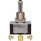 Morris Products Momentary Contact Toggle Switch - Heavy Duty, SPDT 3 Screw Terminals - (On)-Off-(On) - 1500V Dielectric Strength, 100,000 Mechanical Life Cycles - CURus Listed - 1.13" x .63" x .70"