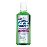 ACT Advanced Care Plaque Guard Mouthwash, Clean Mint, 18 oz