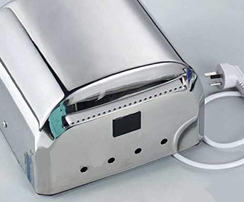 interhasa! Heavy Duty Stainless Steel Hand Dryer for Bathroom,950W(Polished) Automatic Commercial High Speed