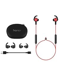 Original Honor Xsport auriculares Bluetooth AM61 IPX5 impermeable Control de Música Micrófono Auricular Inalámbrico Auriculares para Android IOS talla única Color rojo