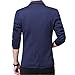 Men's Fashion Casual Long Sleeve Slim Office Blazer Navy US Large/Label 4X-Large