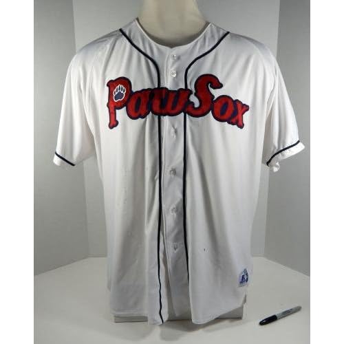 2015 16 Pawtucket Red Sox Keith Couch 20 Game Used White Jersey