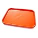 New Star Foodservice 24630 Fast Food Tray, 12 by 16-Inch, Orange, Set of 12