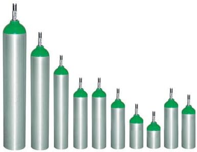 Oxygen D Tank w/ Post Valve 425 Liters (19 H)