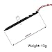 GiBot 10 Pack Camping Tent Stakes Nails Pegs Aluminum Alloy Ultralight Heavy Duty, Black