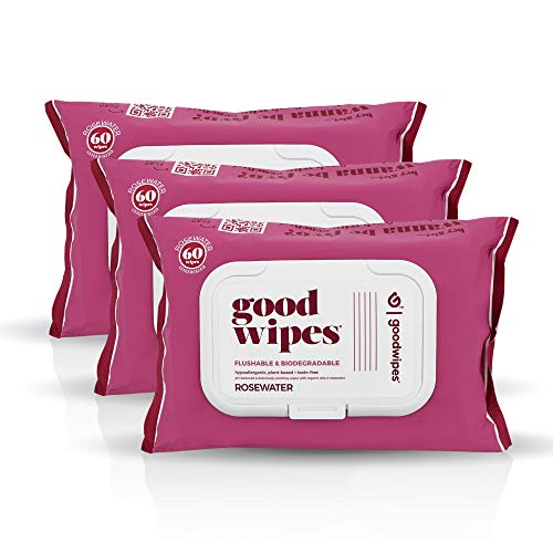Goodwipes Flushable & PlantBased Wipes with Botanicals Dispenser for