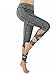 Women's Activewear Yoga Pants High Rise Workout Gym Spanx Tight leggings Grey Large