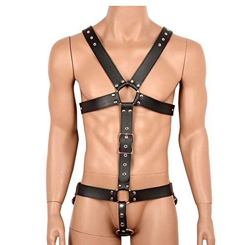 Bg(gmjk) Shirt Sexn- Sexn- Leather Harnesses Men Belt Chest Bondage Body Harness Male Erotic Toys Adult Adult Toys for Men Sexn- Products