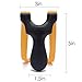 TOPRADE Brown Color Wooden Hunting Slingshot with Cotton Ammo for Catapult Game,Hunting-for Kids Children Adults (Black)