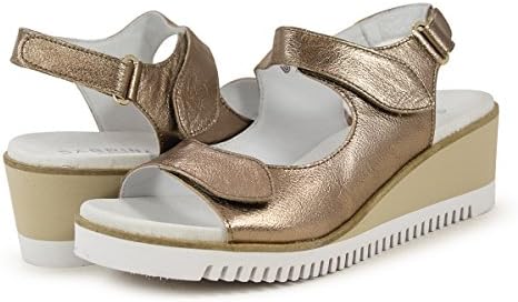 Sabrinas 87016 Metallic Platform Sandal