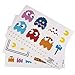 Paladone Pac-Man Vinyl Decals - Reusable Vinyl Stickers - 4 Sheets