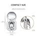 Eutuxia Shower Head Holder Bracket, Adjustable Universal Handheld Arm Mount - 360 Degrees Rotatable Chrome ABS Material - Easy to Install & Remove for Kids, Adults, Elders, Pets - Wall Mount Bracket