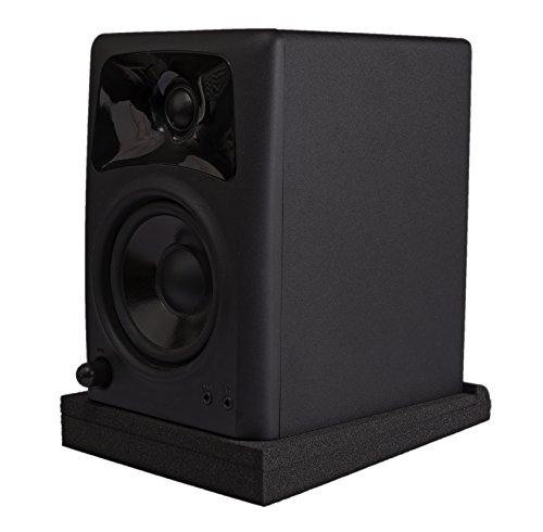 XL-Pro Studio Monitor Isolation Pads for 6.5" - 8" Inch Speakers, Pair of Two | Audiophile High Density Acoustic Dampening Stands for Most Large Speakers