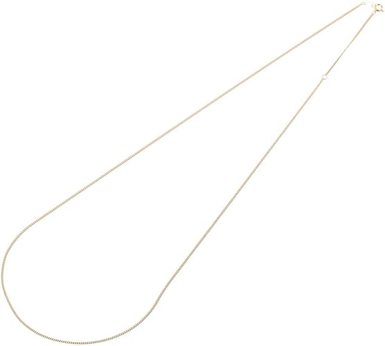 Amazon 18金 喜平 ネックレス チェーン 2面 60cm 細い 幅1 2mm メンズ レディース 引輪 イエローゴールド K18 18k ネックレス 通販
