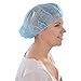 Raytex Disposable Bouffant Hair Net Cap Spun-Bonded Polypropylene Non-Woven Head Cover Hat Elastic Latex Free 21