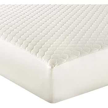 Whisper Organics 100% Organic Cotton Quilted Mattress Cover, 17