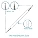 Selizo 100 Sheets Carbon Transfer Paper with Embossing Stylus Set for Wood Tacing Copy