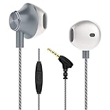 Teleson Universal 3.5mm Stereo In-Ear Headphone (MK901) - Gun metal