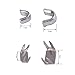 Kenkio 64 Pcs Zipper Repair Kit, Silver Zipper Replacement with instruction paper