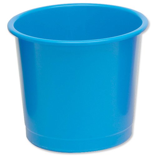 5 Star 330879 Waste Bin Polypropylene 14 Litres D304xH254mm Blue