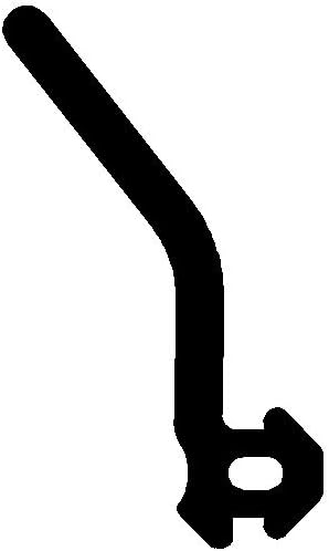 Graf Dichtungen F1631 Lippendichtung für Kunststofffenster, Schwarz