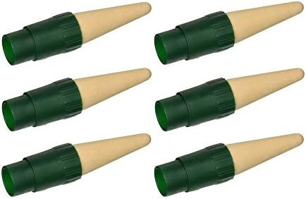 Blumat Bottle Adapter (6 Pack) - Self Watering, Automated, Moisture Sensing System for Houseplants, Gardens, and Hydroponics - Minimizes Plant Maintenance, Great for Vacations