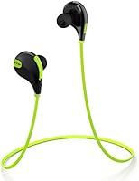 Vtin Dew Series Audifinos/Auriculares Manos Libres Deportivos Bluetooth 4.0, la tecnologia APTX y A2DP, Inal&aacute;mbricos con Ruido Reducido para Correr, Alpinismo / Manos libres para iPhone IOS , Android , Tabletas y Otros Dispositivos- Negro y Amarillo