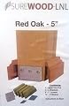 Surewood 5 in. Unfinished Oak Box Newel Attachment Kit