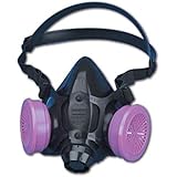 North by Honeywell 770030M 7700 Series Half Mask Respirator W/O Filter, Capacity, Volume, Standard, Medium, Navy