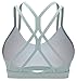 RUNNING GIRL Strappy Sports Bra for Women Sexy Crisscross Back Light Support Yoga Bra with Removable Cups(WX2310.Green.XXL)thumb 1