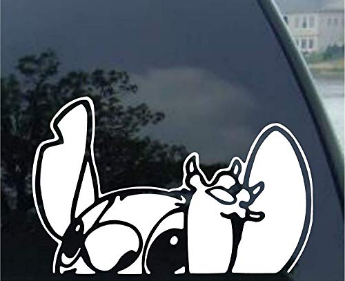 graphix Lilo - Stitch - Waiving - Auto Window Sticker Decal for Car Truck SUV Motorcycle (5.5
