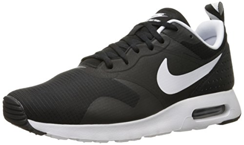 Mens Nike Air Max Tavas Low Top Running Casual Sport Lightweight Sneaker - Black/White - 10