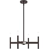 Livex Lighting 4 Lt Bronze Mini Chandelier