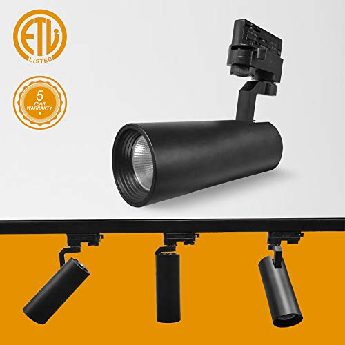 UPO LED Track Lighting, 5LED 1500 Lumens 4000K Track Lighting Kit