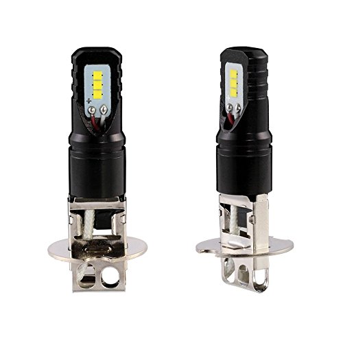 NIGHTEYE H3 LED Fog Light DRL 80W High Power Bulb CSP Chipsets White LED Bulbs for Fog Light Lamps Replacement 2 Year Warranty