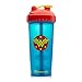 Performa Perfect Shaker - Wonder Woman Shaker Cup, Best Leak Free Bottle With Actionrod Mixing Technology For Your Sports & Fitness Needs! Dishwasher and Shatter Proof