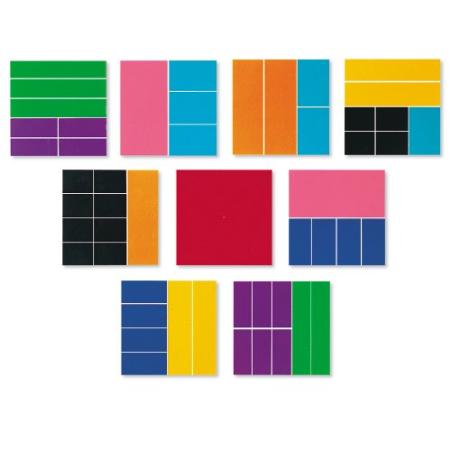 Learning Resources Deluxe Rainbow Fraction Squares
