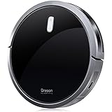 Robot Vacuum Cleaner, Oregon Scientific Strong Suction Robot Cleaner with Drop-Sensing System and Self-Charging Function for Carpet and Hard Floor (1400Pa)