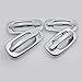 EAG Fit for 99-06 Silverado/GMC Sierra 1500/01-06 Silverado/Sierra 2500/3500/00-06 Surburban/Tahoe/Yukon Chrome Plated ABS 4 Door Handle Cover