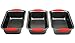 Elite Bakeware 3 Piece NonStick Bread Pan Set - Loaf Pans For Bread - Baking Pans - Bakeware Set