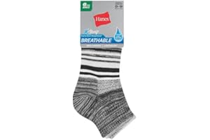 Hanes Breathable Women’s sock with Moisture Wicking and Cooling Technology