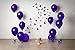 Treasures Gifted Dark Purple Balloons 100 Pack - Matte Violet Purple Balloons - 12 Inch Latex Party Decorations - Happy Birthday Supplies