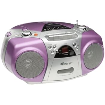 Amazon.com: Memorex MP3121-02 Portable CD Boombox (Grape): Home Audio