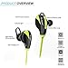 TOTU Bluetooth Headphones, V4.1 Stereo Noise Isolating Sports Sweatproof Headset with Mic for iPhone 7 Samsung Galaxy S7 and Android Phones [Upgraded Version], Black … (Green)