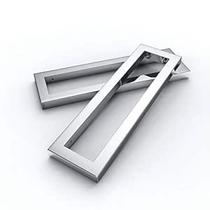 Juego de Consola de pared acero inoxidable 450 x 150 x 30 mm lavabo