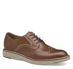 Johnston & Murphy Men's Upton Wingtip, Tan Full