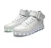 Helen's Men's Pinkmartini 7 Colors Light Up High Top Sports Sneakers